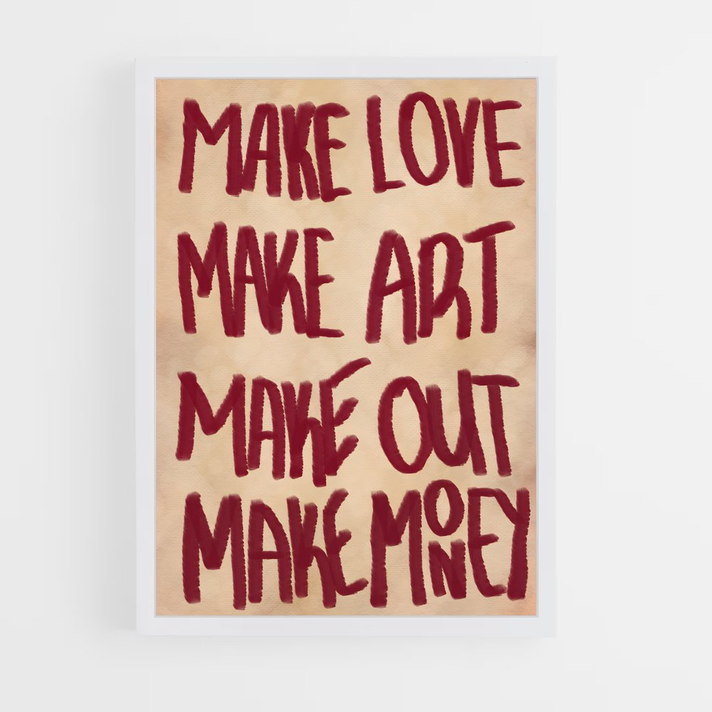 ap-make it real-2 cadre Blanc