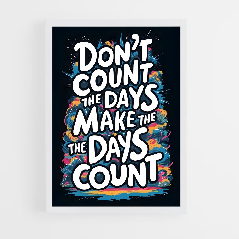 ap-make today count-1 cadre Blanc