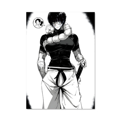 Poster Zenin en Noir et Blanc