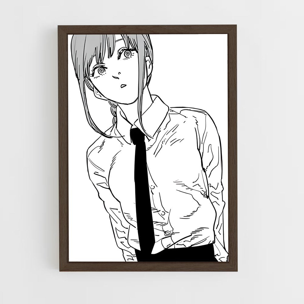 ap-makima-10 cadre Bois foncé