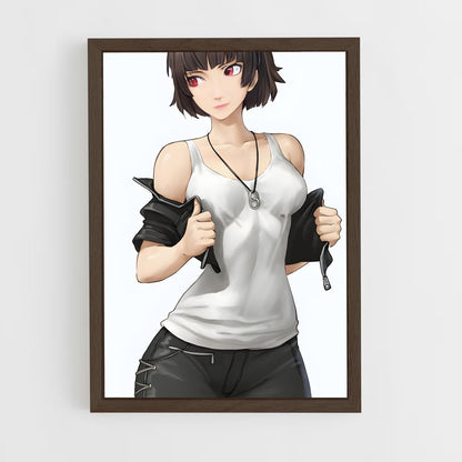 ap-makoto niijima-1 cadre Bois foncé