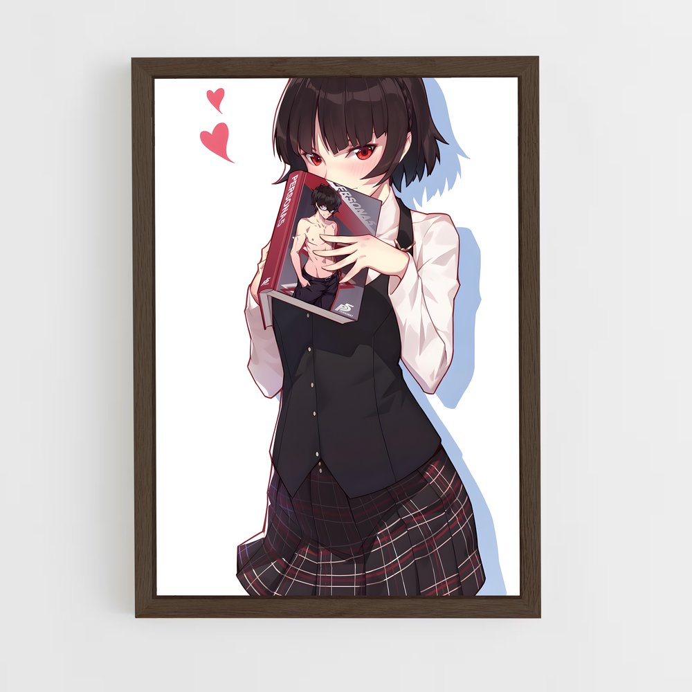 ap-makoto niijima-4 cadre Bois foncé