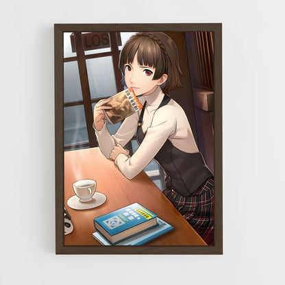 ap-makoto niijima-5 cadre Bois foncé