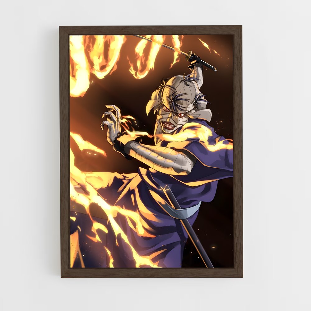 ap-makoto shishio-2 cadre Bois foncé