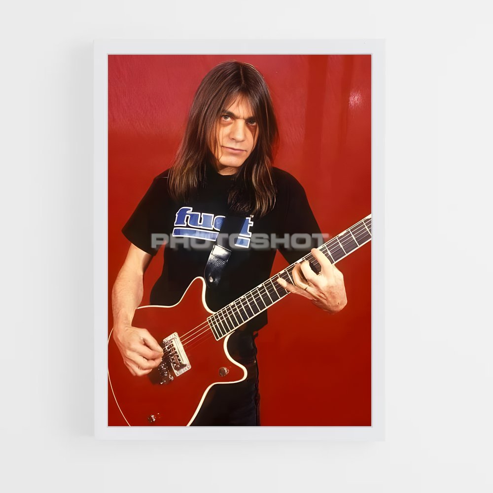 ap-malcolm young-2 cadre Blanc