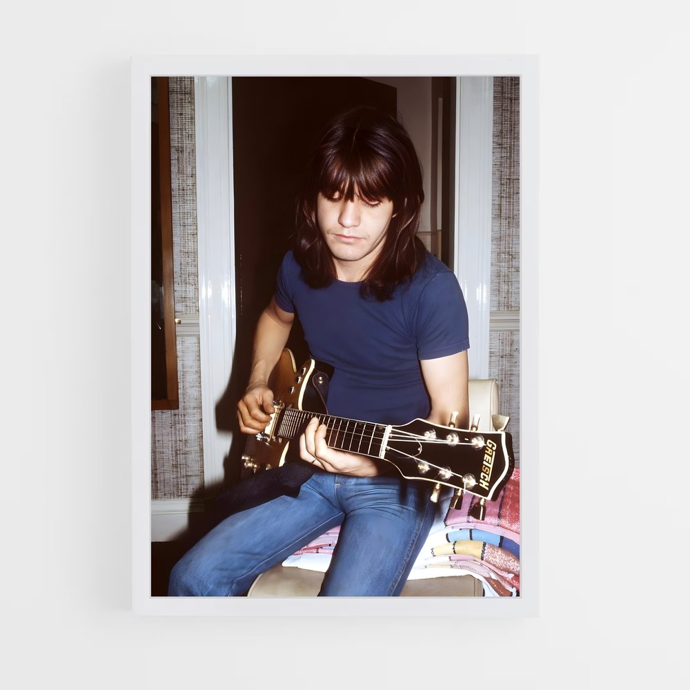 ap-malcolm young-3 cadre Blanc