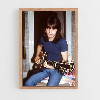 ap-malcolm young-3 cadre Bois clair