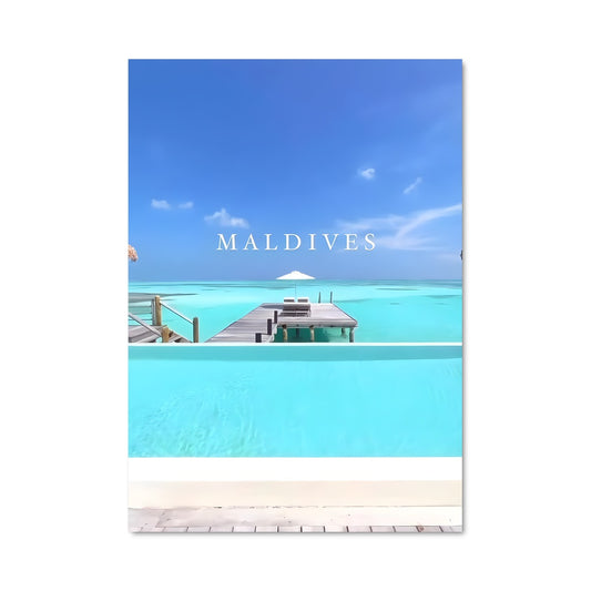Poster Maldives Paradise