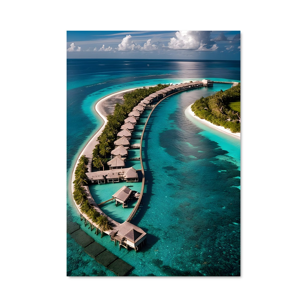 Poster Villas des Maldives