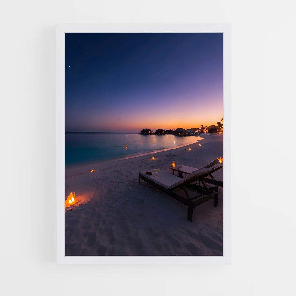 ap-maldives beach-2 cadre Blanc