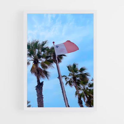 ap-malta flag-2 cadre Blanc
