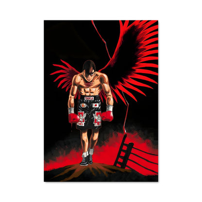 Poster L'Homme aux Ailes Rouges