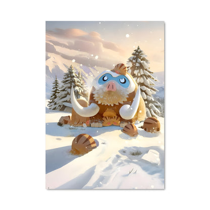 Poster Mamoswine au Pays des Neiges