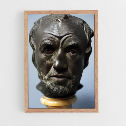 ap-man with broken nose rodin-1 cadre Bois clair