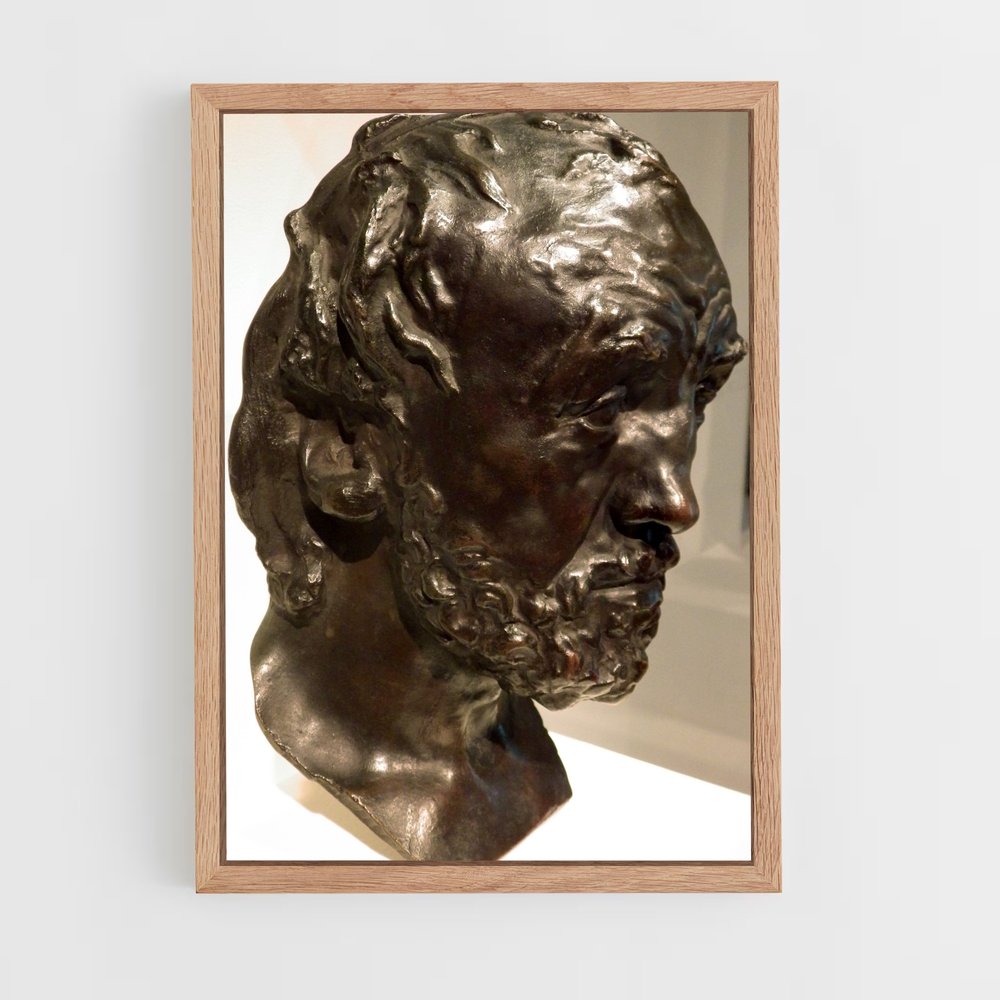 ap-man with broken nose rodin-3 cadre Bois clair