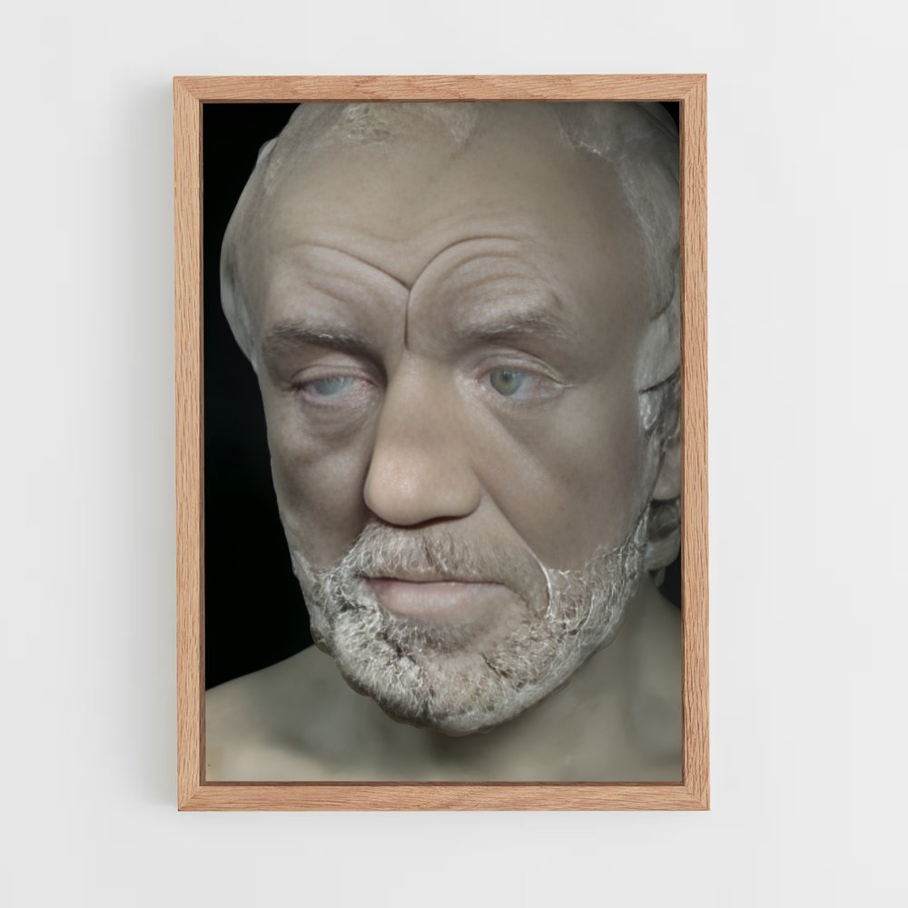 ap-man with broken nose rodin-4 cadre Bois clair