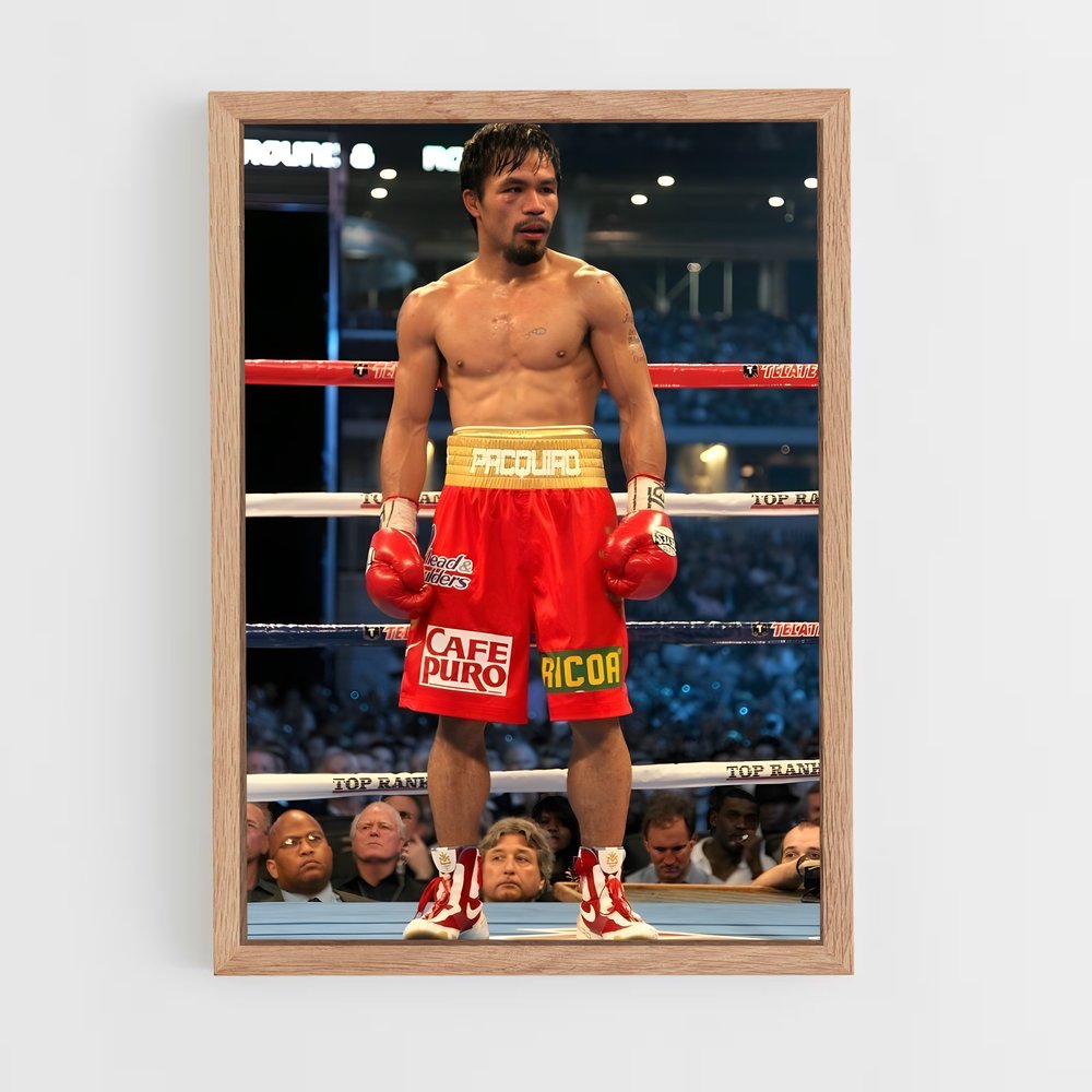 ap-manny pacquiao-4 cadre Bois clair