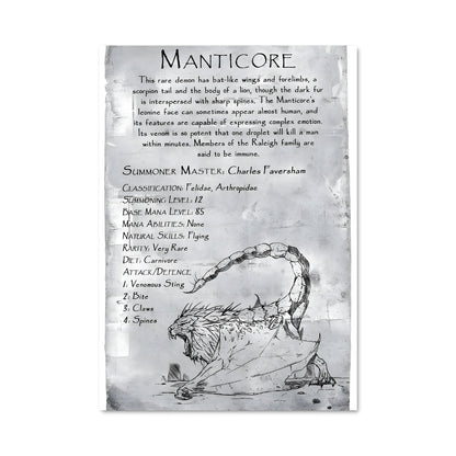 Poster L'Homme Manuscrit