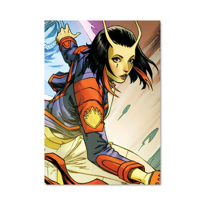 Poster Mantis Aérienne