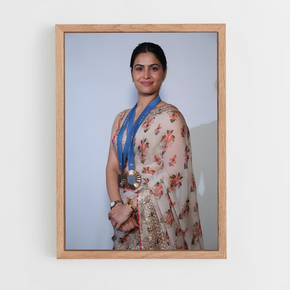 ap-manu bhaker-1 cadre Bois clair