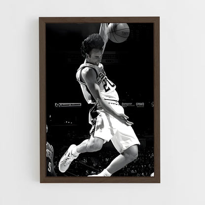 ap-manu ginobili-3 cadre Bois foncé