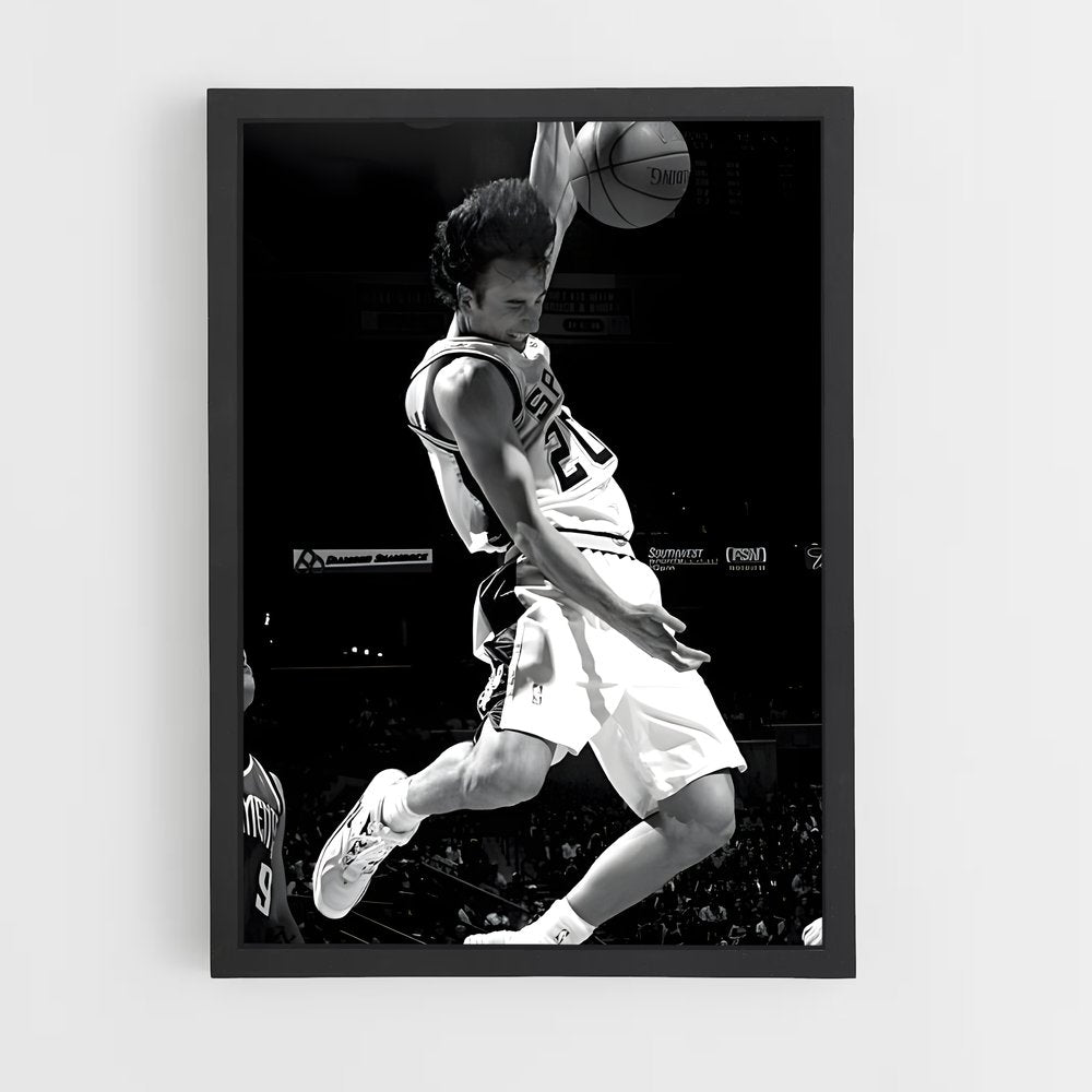ap-manu ginobili-3 cadre Noir