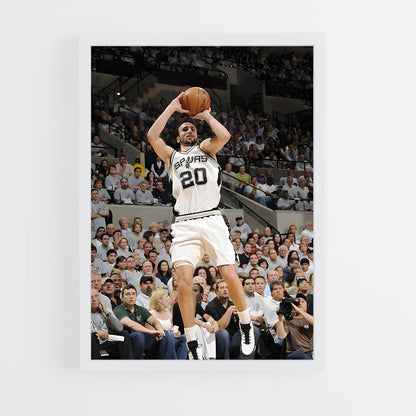 ap-manu ginobili-6 cadre Blanc