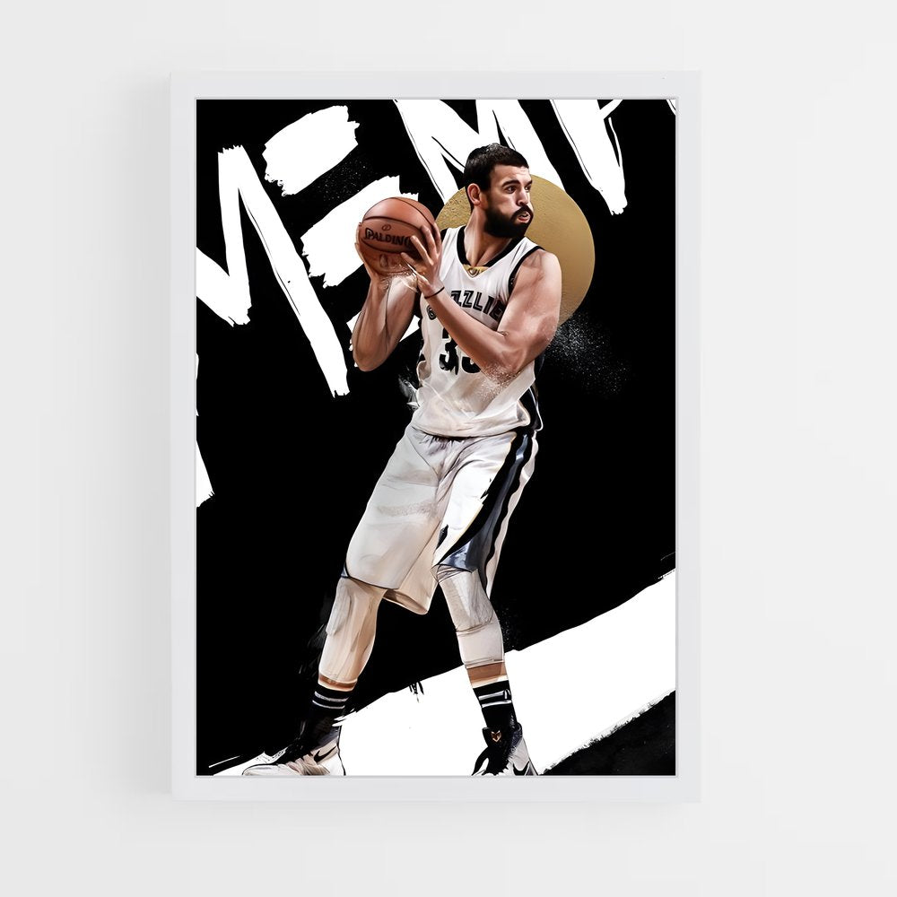 ap-marc gasol-3 cadre Blanc