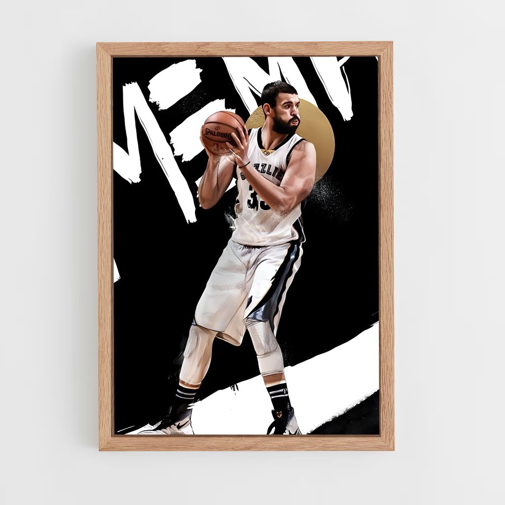 ap-marc gasol-3 cadre Bois clair