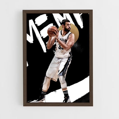 ap-marc gasol-3 cadre Bois foncé