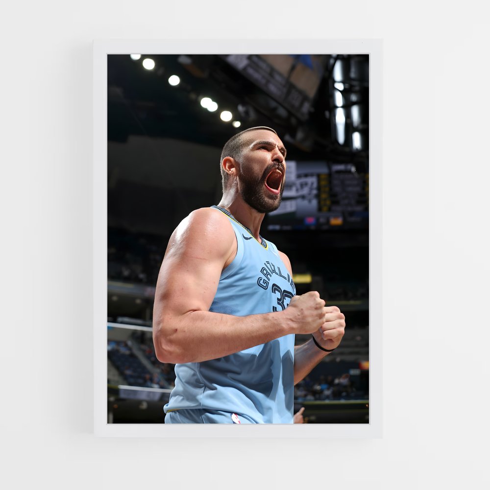 ap-marc gasol-8 cadre Blanc