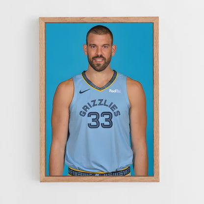 ap-marc gasol-9 cadre Bois clair