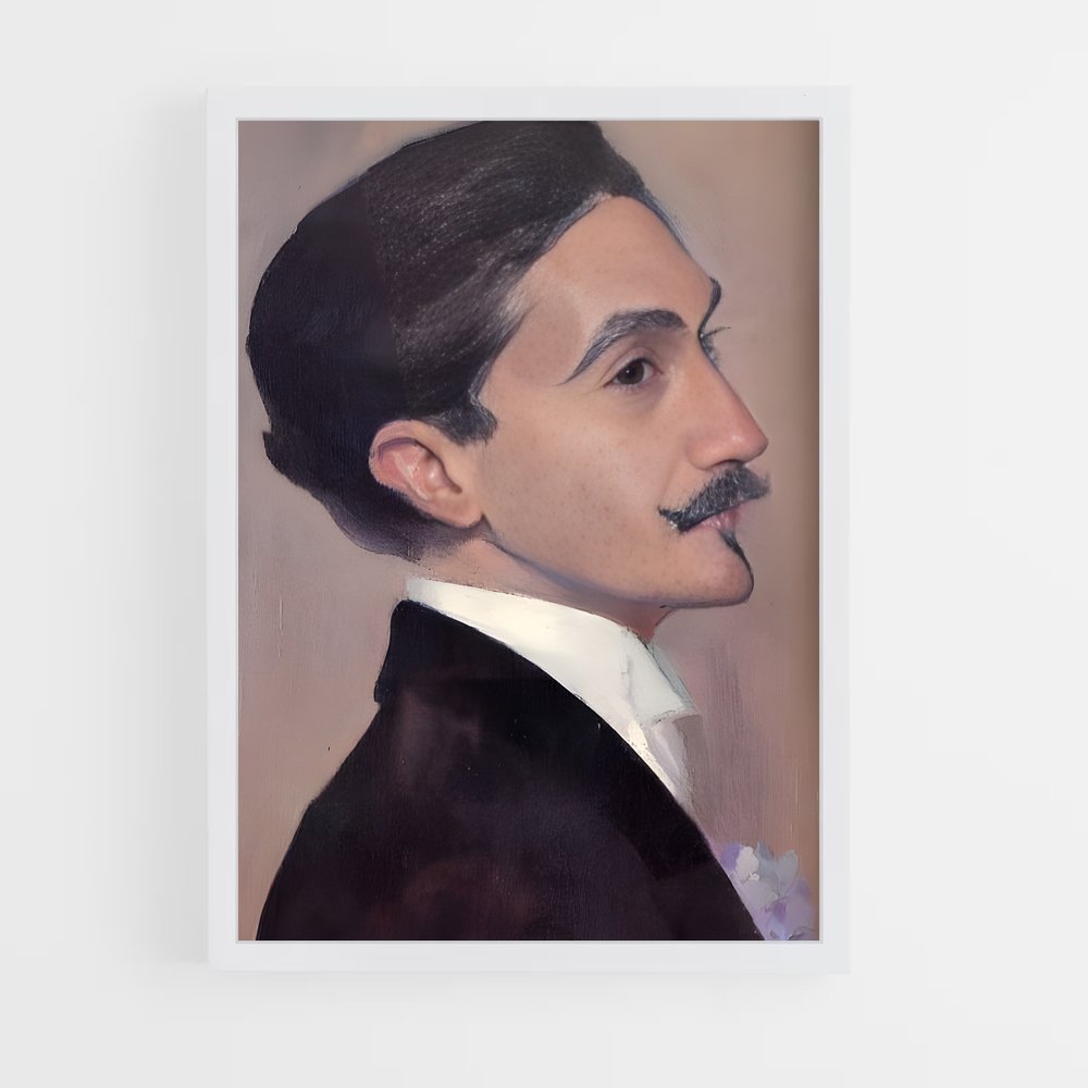 ap-marcel proust-6 cadre Blanc