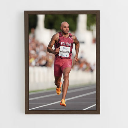 ap-marcell jacobs-2 cadre Bois foncé