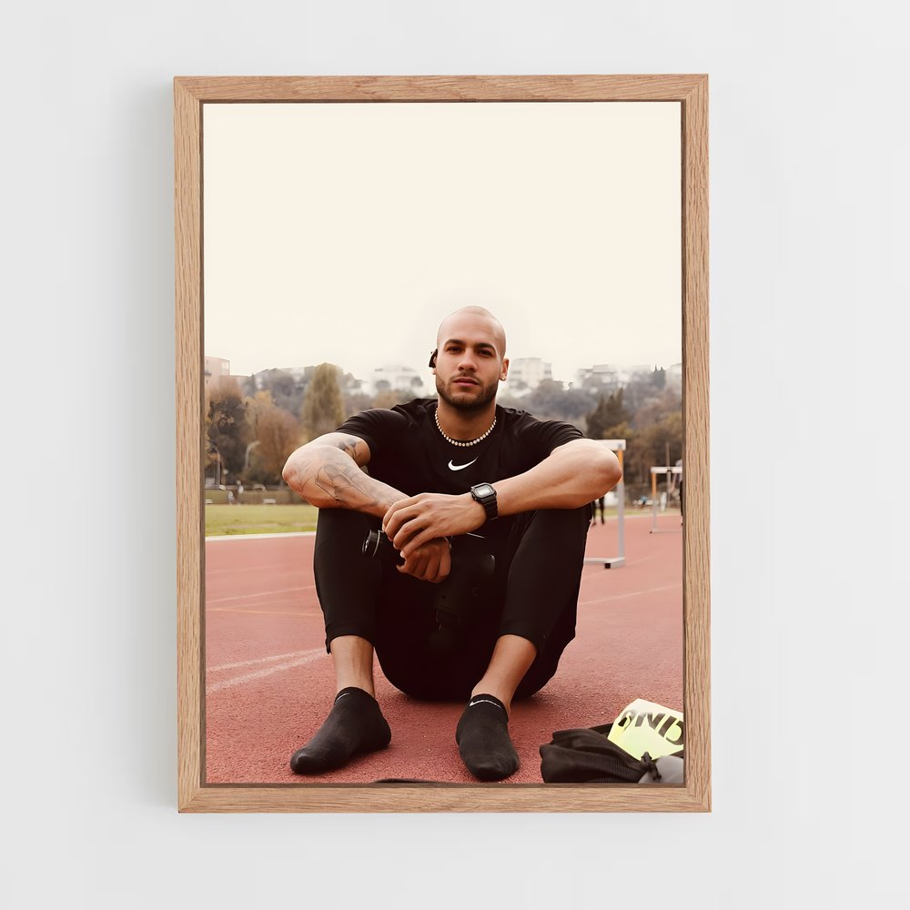 ap-marcell jacobs-4 cadre Bois clair