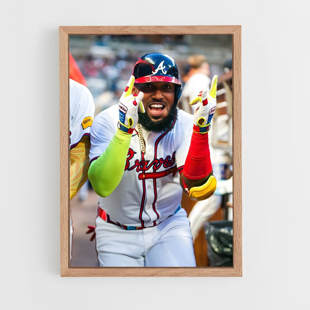 ap-marcell ozuna-2 cadre Bois clair