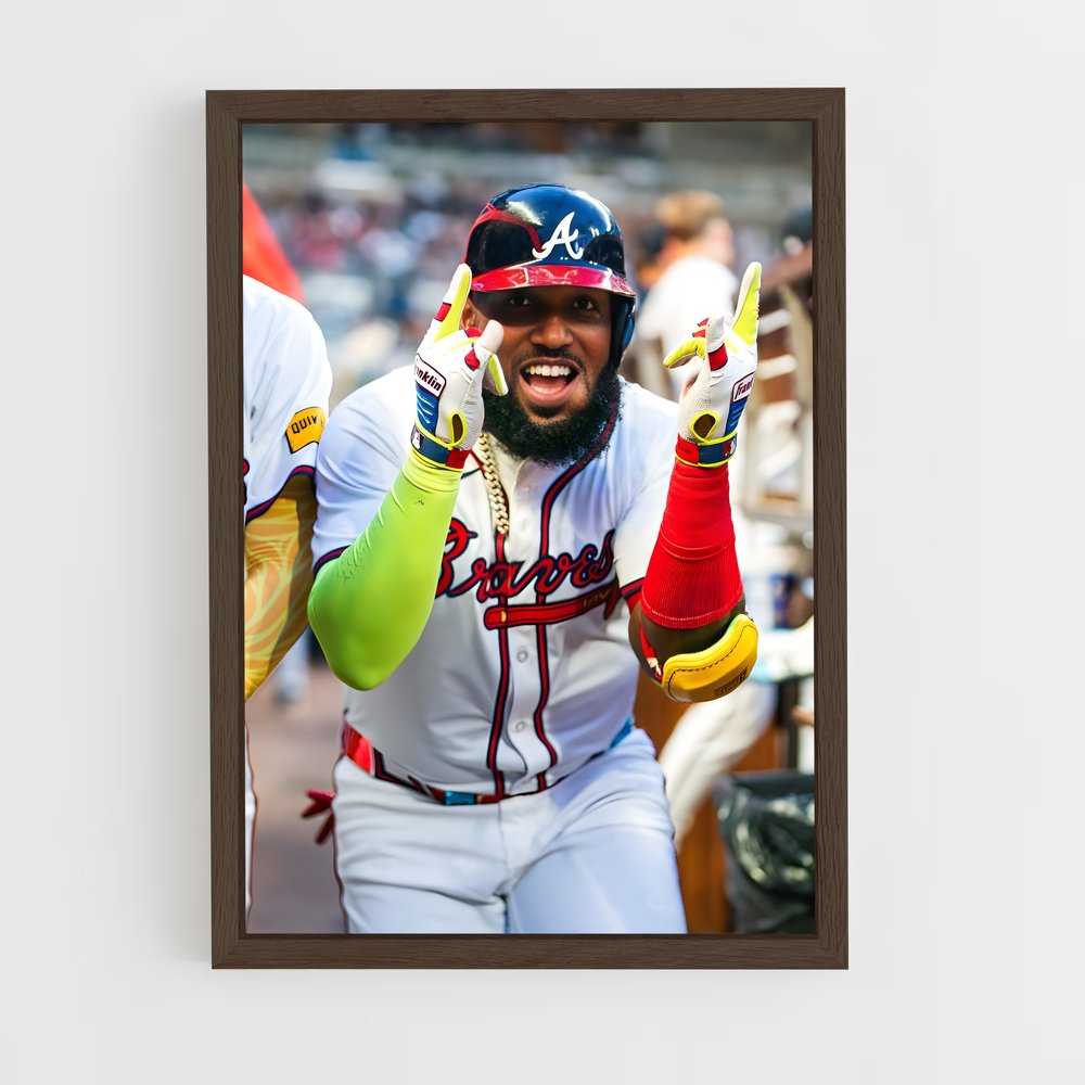 ap-marcell ozuna-2 cadre Bois foncé