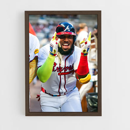 ap-marcell ozuna-2 cadre Bois foncé
