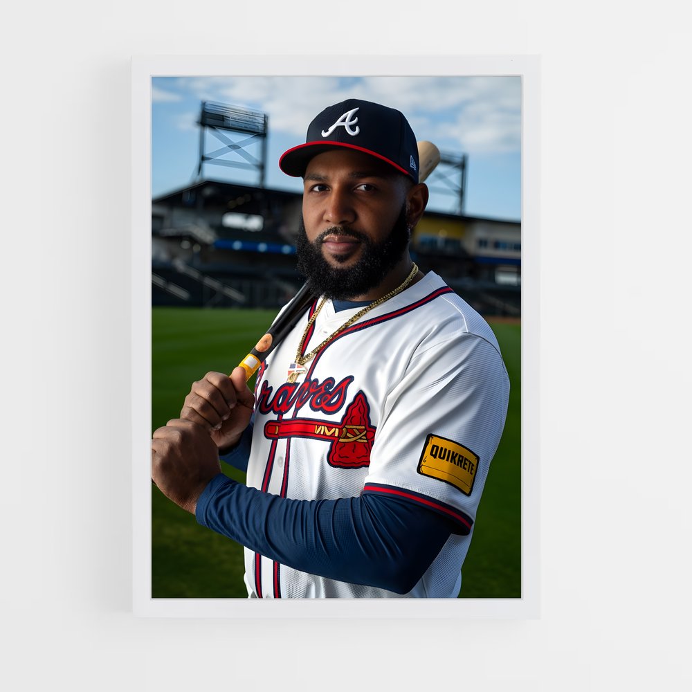 ap-marcell ozuna-3 cadre Blanc