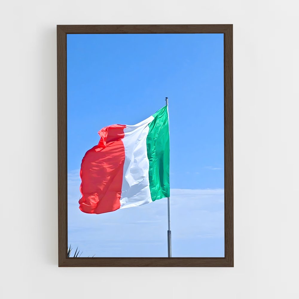 ap-marche flag-1 cadre Bois foncé