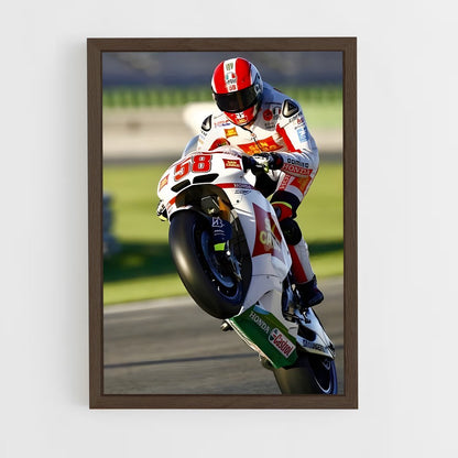ap-marco simoncelli-3 cadre Bois foncé