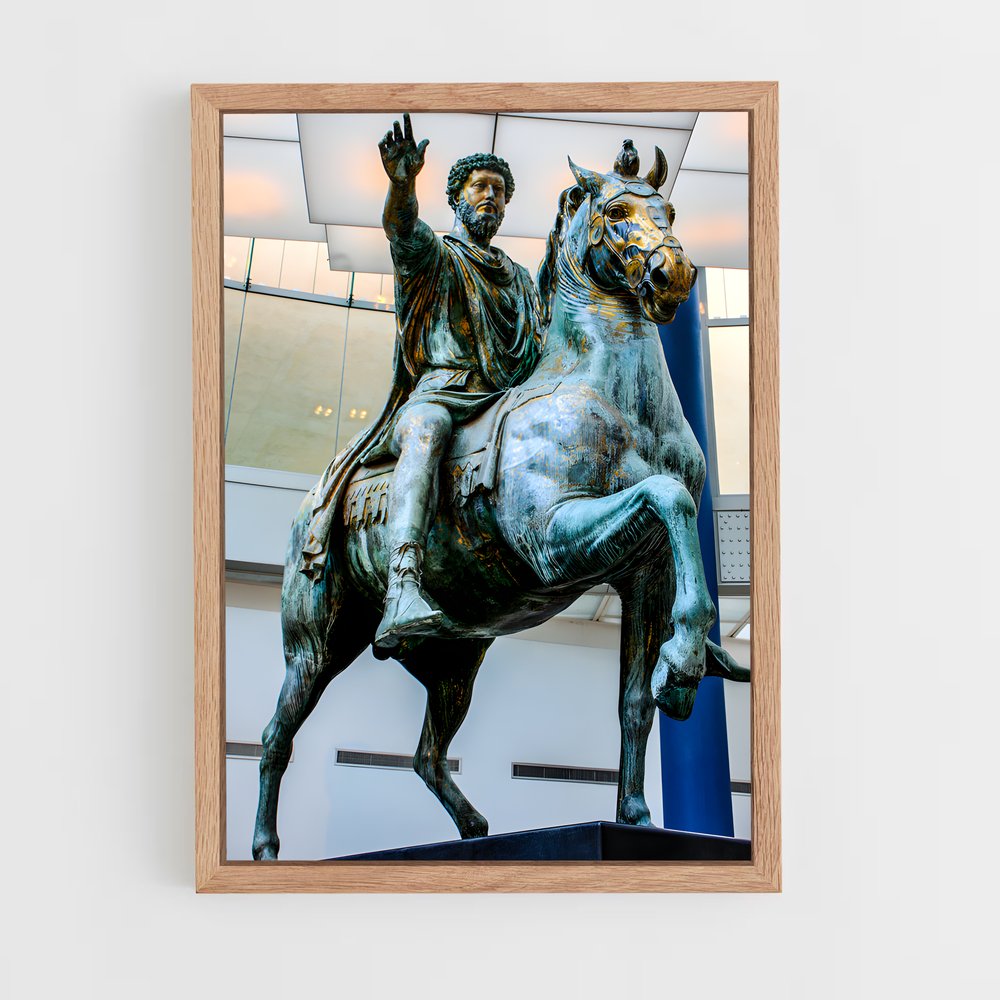 ap-marcus aurelius equestrian-1 cadre Bois clair