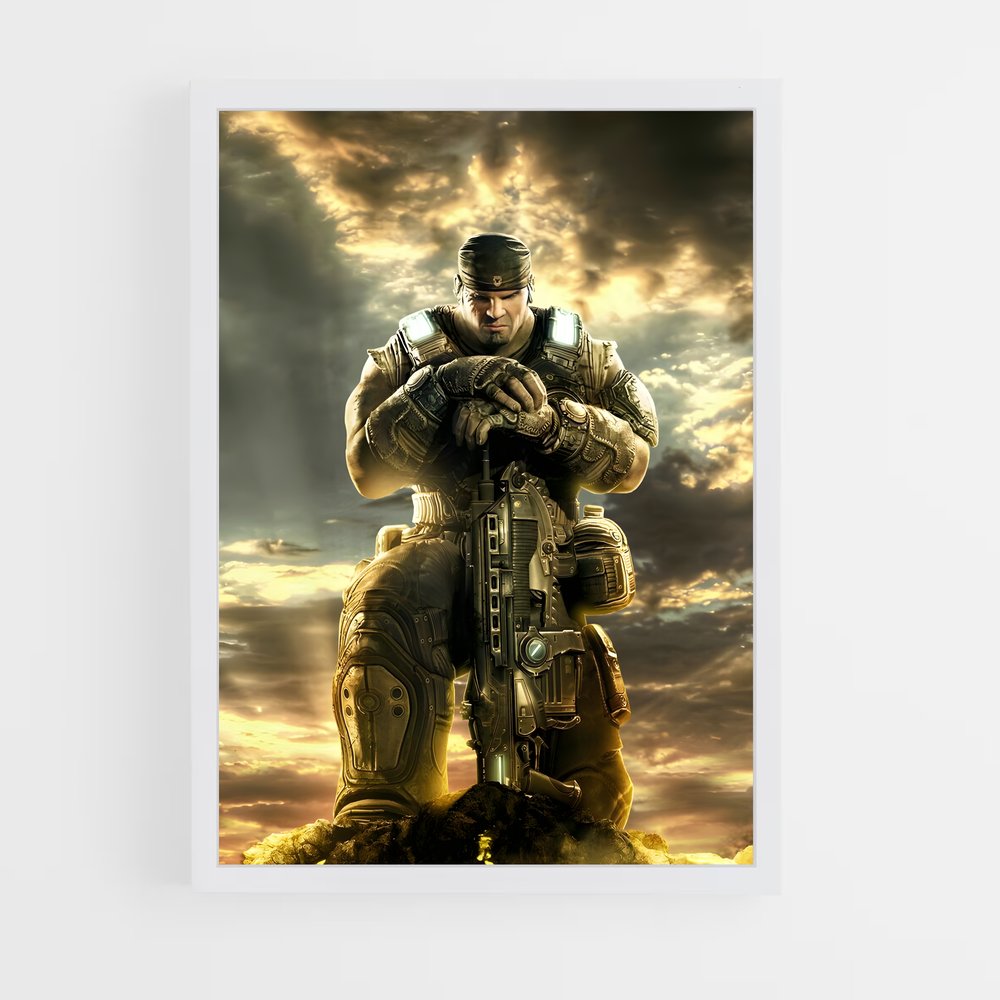 ap-marcus fenix-1 cadre Blanc