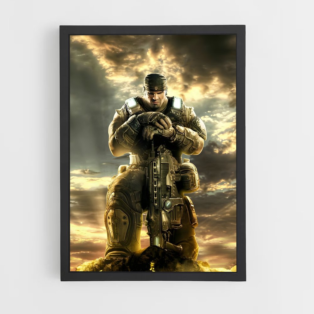 ap-marcus fenix-1 cadre Noir