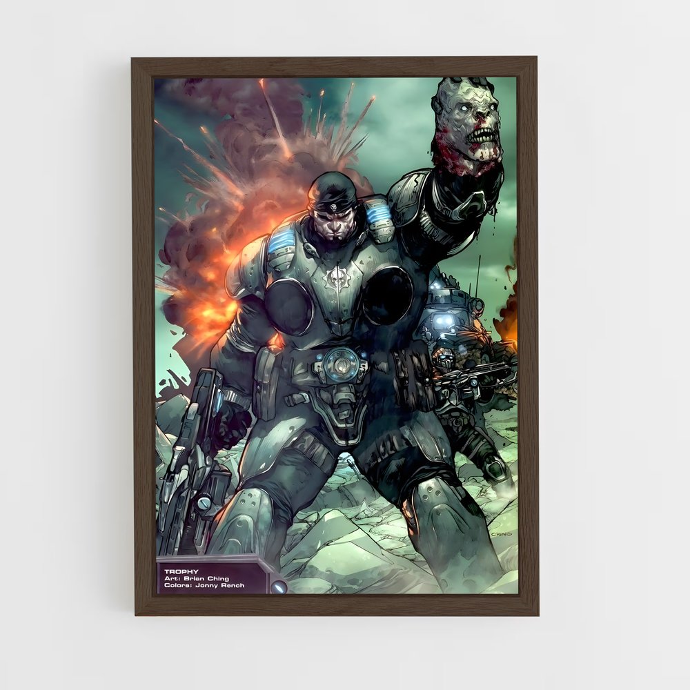 ap-marcus fenix-8 cadre Bois foncé