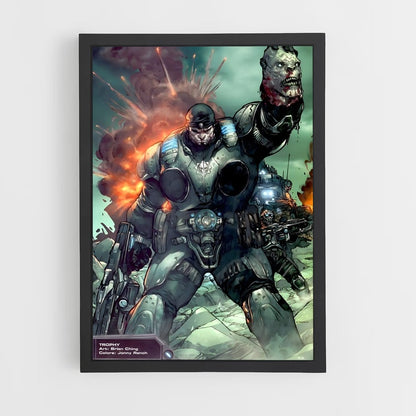 ap-marcus fenix-8 cadre Noir