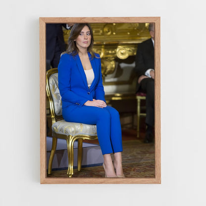 ap-maria elena boschi-1 cadre Bois clair