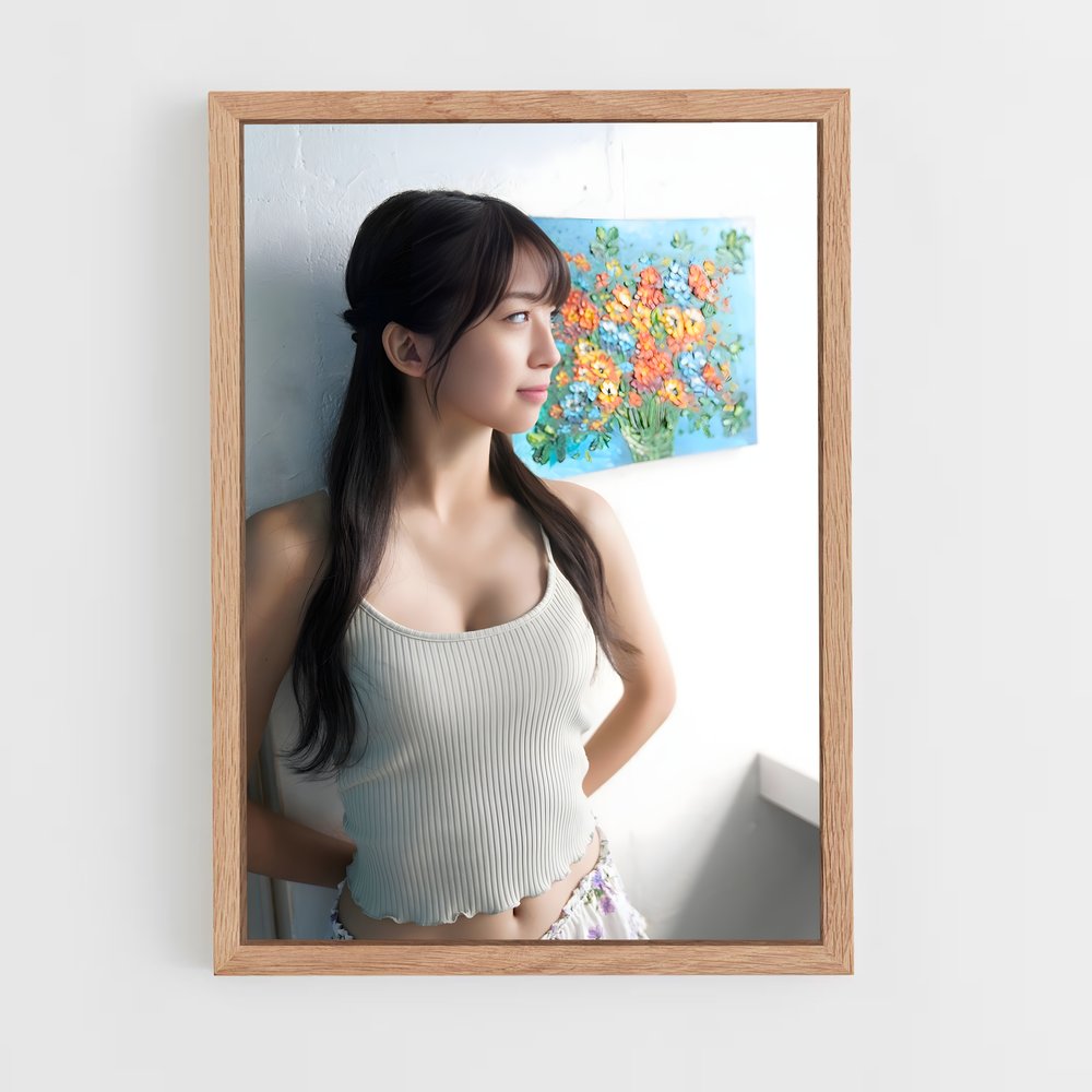 ap-maria makino-1 cadre Bois clair
