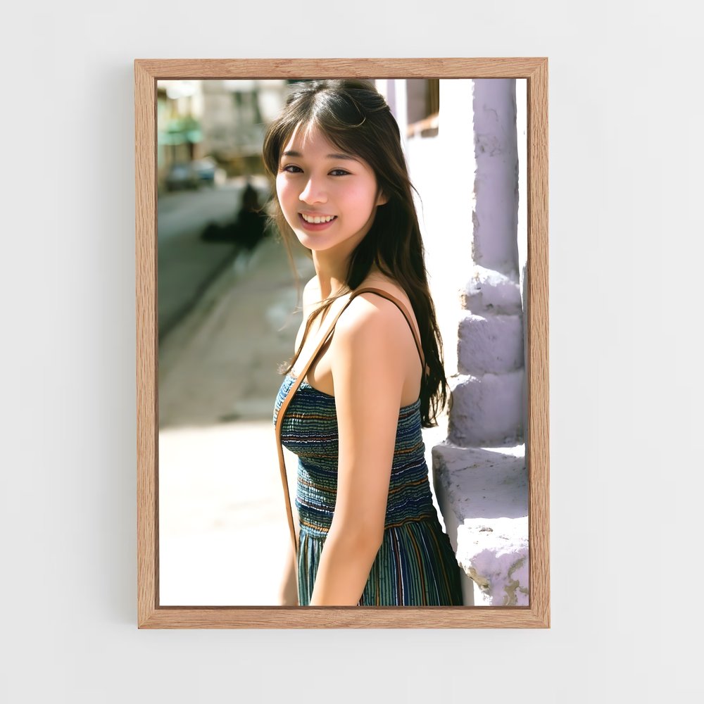 ap-maria makino-5 cadre Bois clair