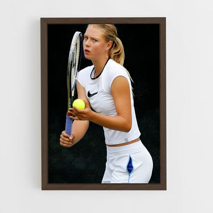 ap-maria sharapova-2 cadre Bois foncé